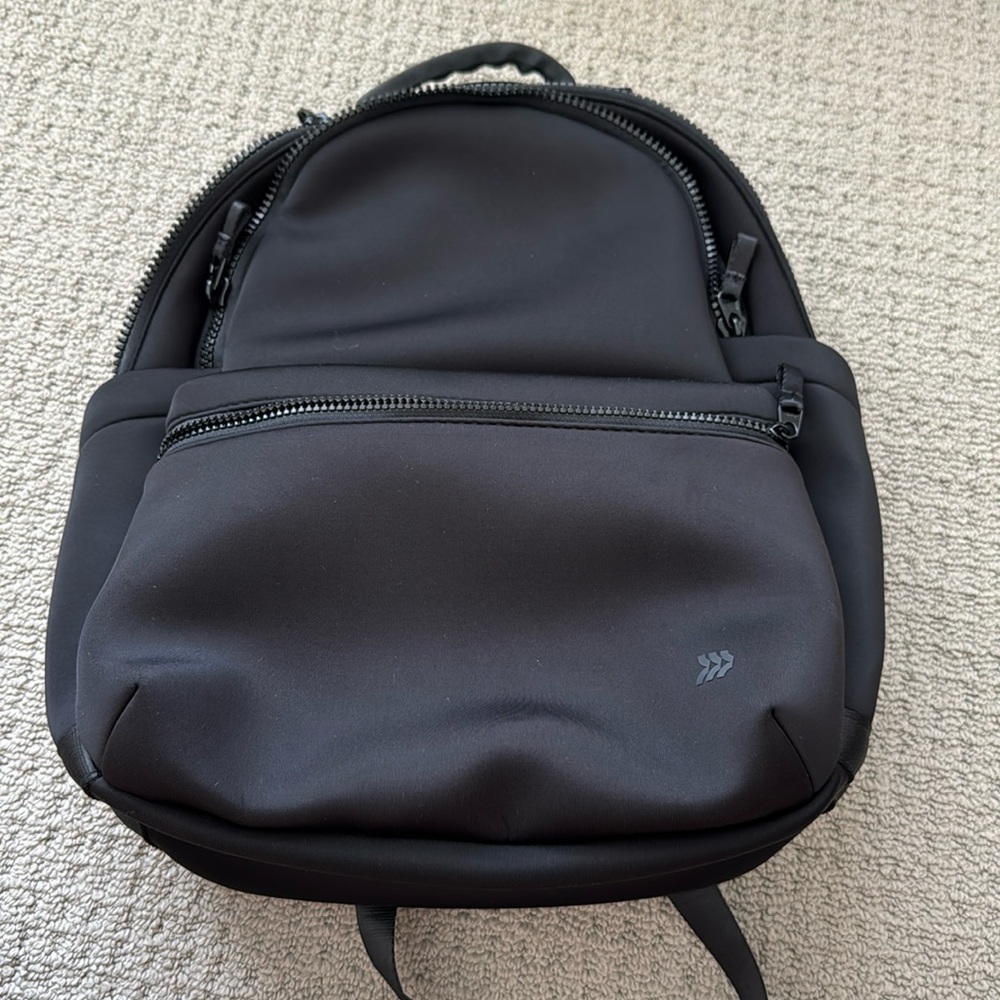 All in Motion Black Backpack Modern Design